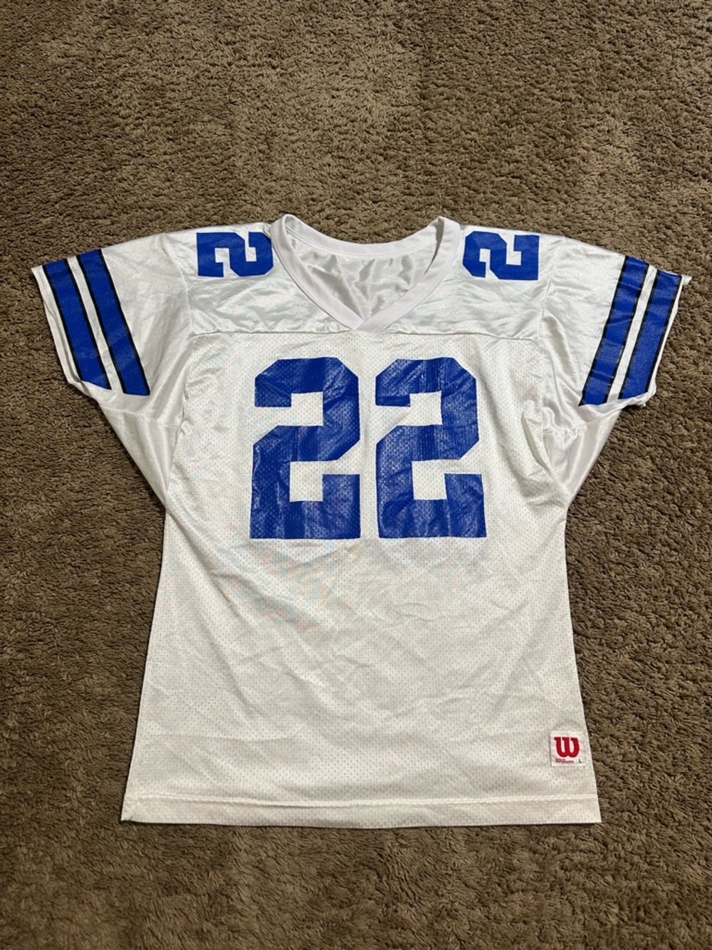 Vintage NFL Wilson Dallas Cowboys “Emmitt Smith” jersey 90s size large